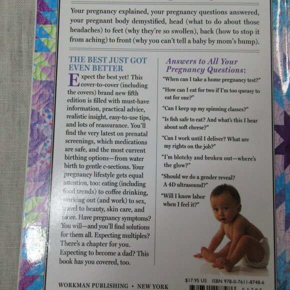 What to Expect When‎ You're Expecting 2016 Health Body Paperback Heidi Murkoff - Picture 3 of 7